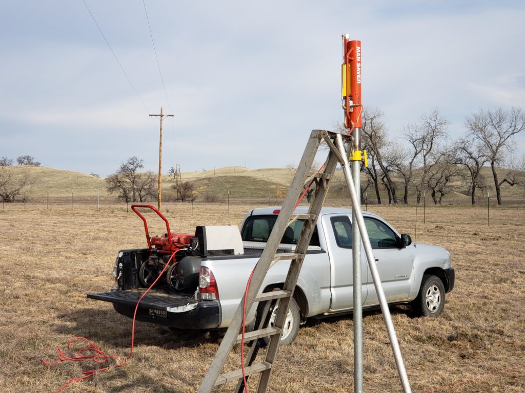 Deer Exclusion Fence Construction Turned Earth